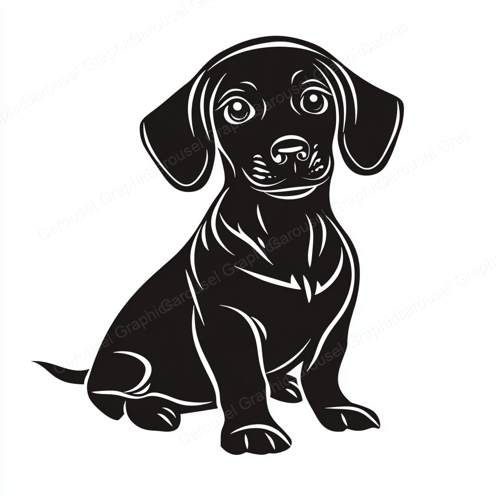 Dachshund Vector Graphic preview