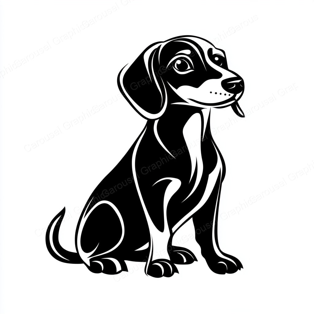 Dachshund Vector Graphic preview