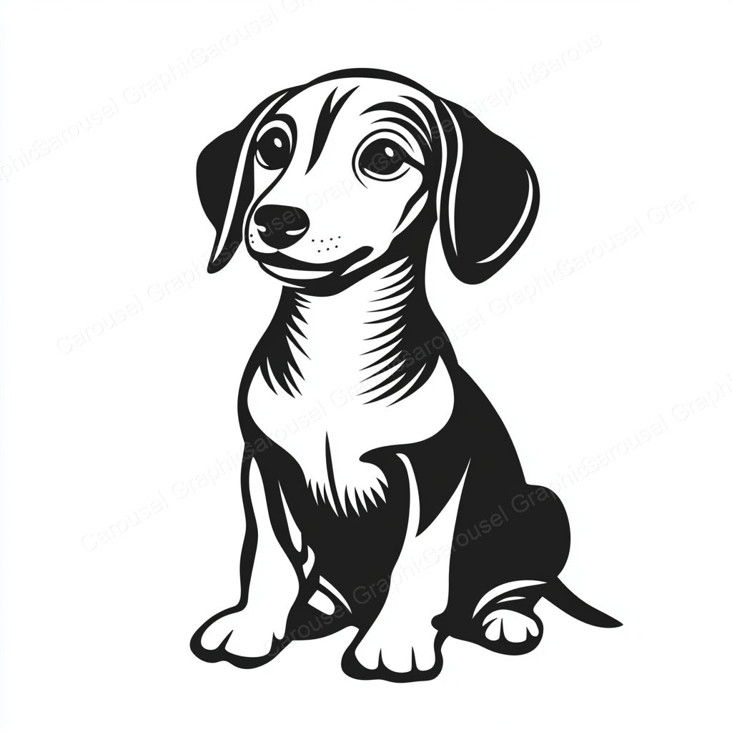 Dachshund Vector Graphic preview