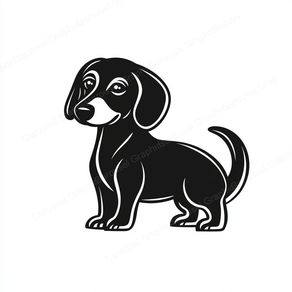 Dachshund Vector Graphic preview