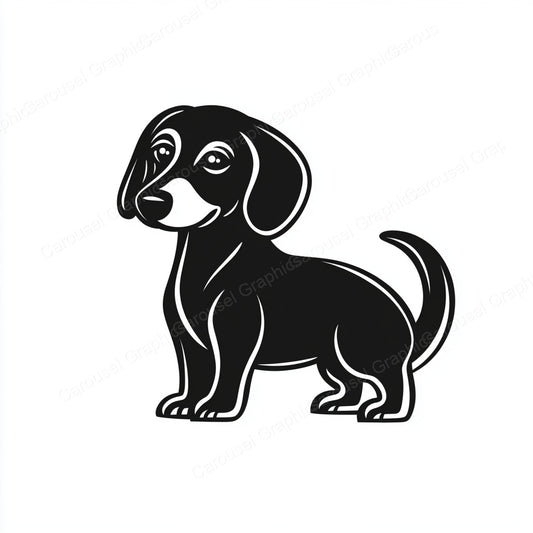 Dachshund Vector Graphic preview