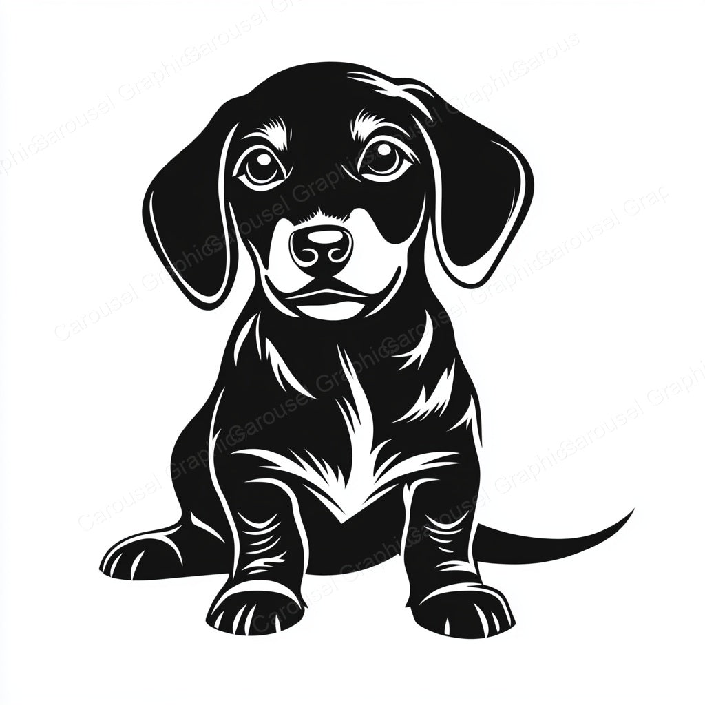 Dachshund Vector Graphic preview