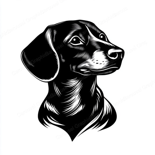 Dachshund Vector Graphic preview