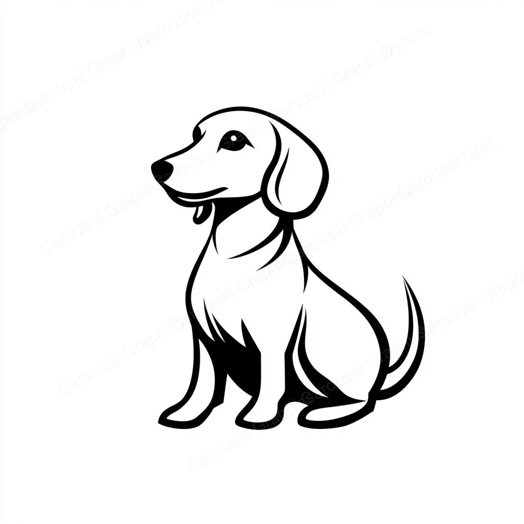 Dachshund Vector Graphic preview