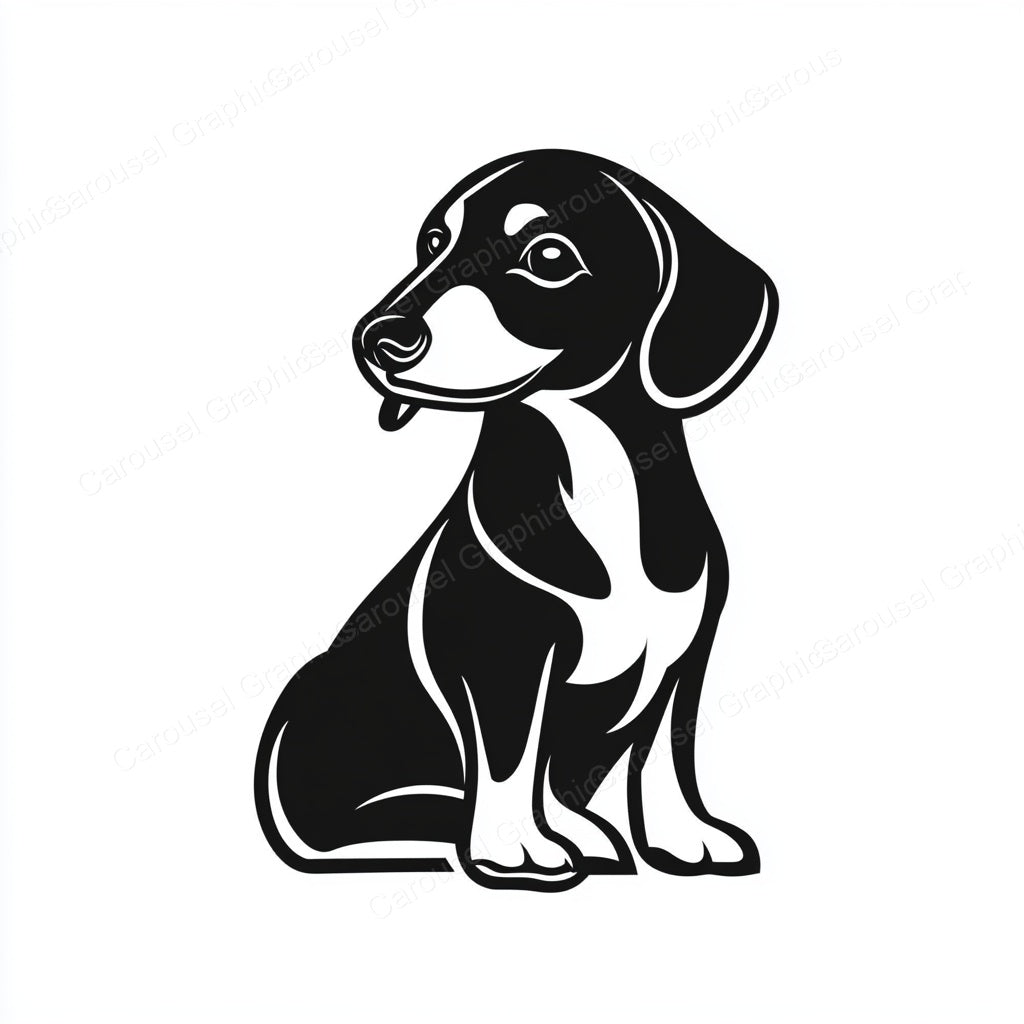 Dachshund Vector Graphic preview