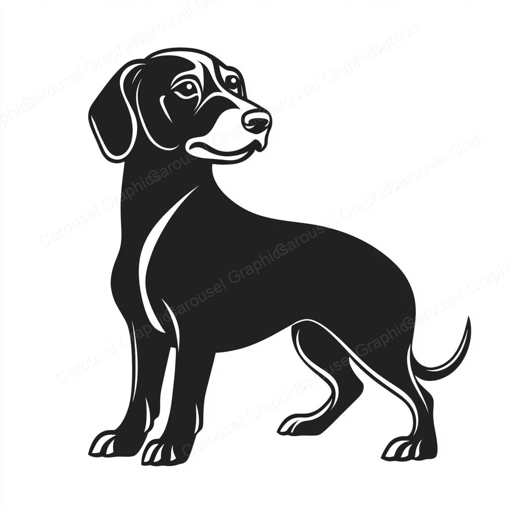 Dachshund Vector Graphic preview