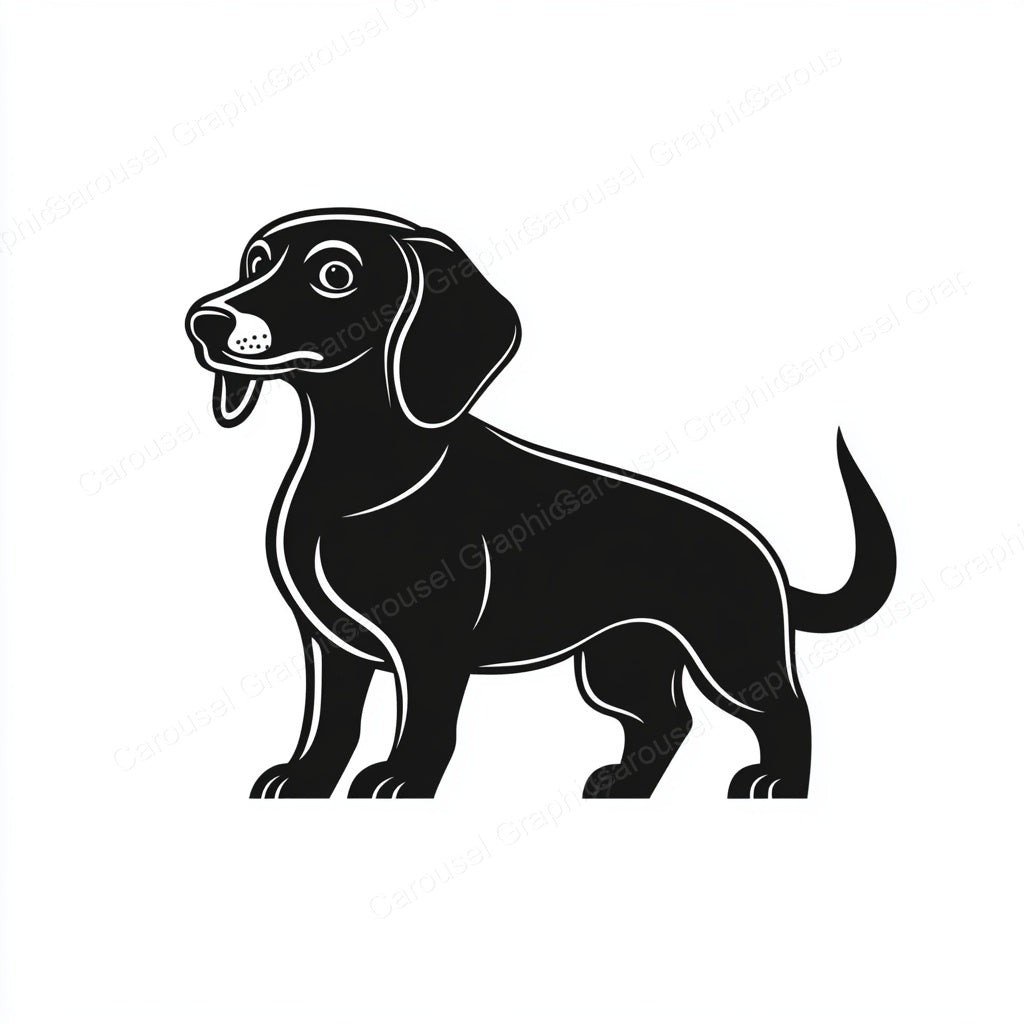 Dachshund Vector Graphic preview