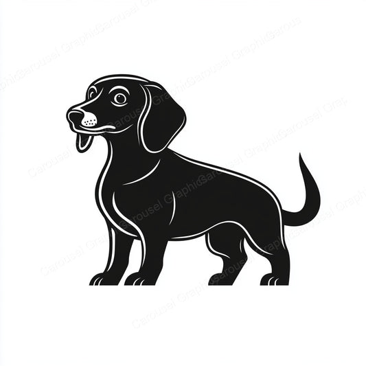 Dachshund Vector Graphic preview