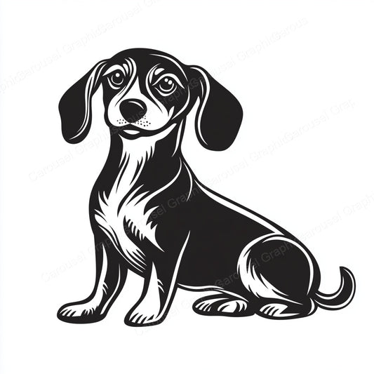 Dachshund Vector Graphic preview