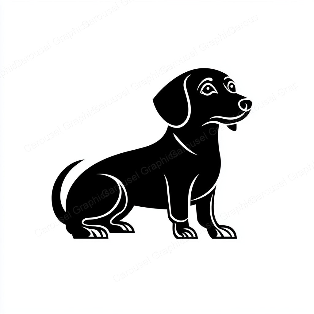 Dachshund Vector Graphic preview