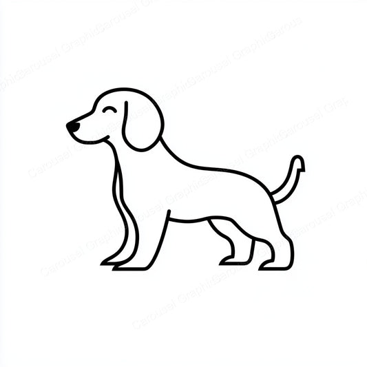 Dachshund Vector Graphic preview