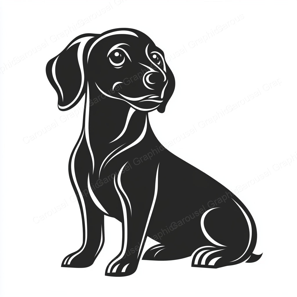 Dachshund Vector Graphic preview