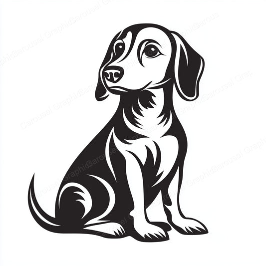 Dachshund Vector Graphic preview