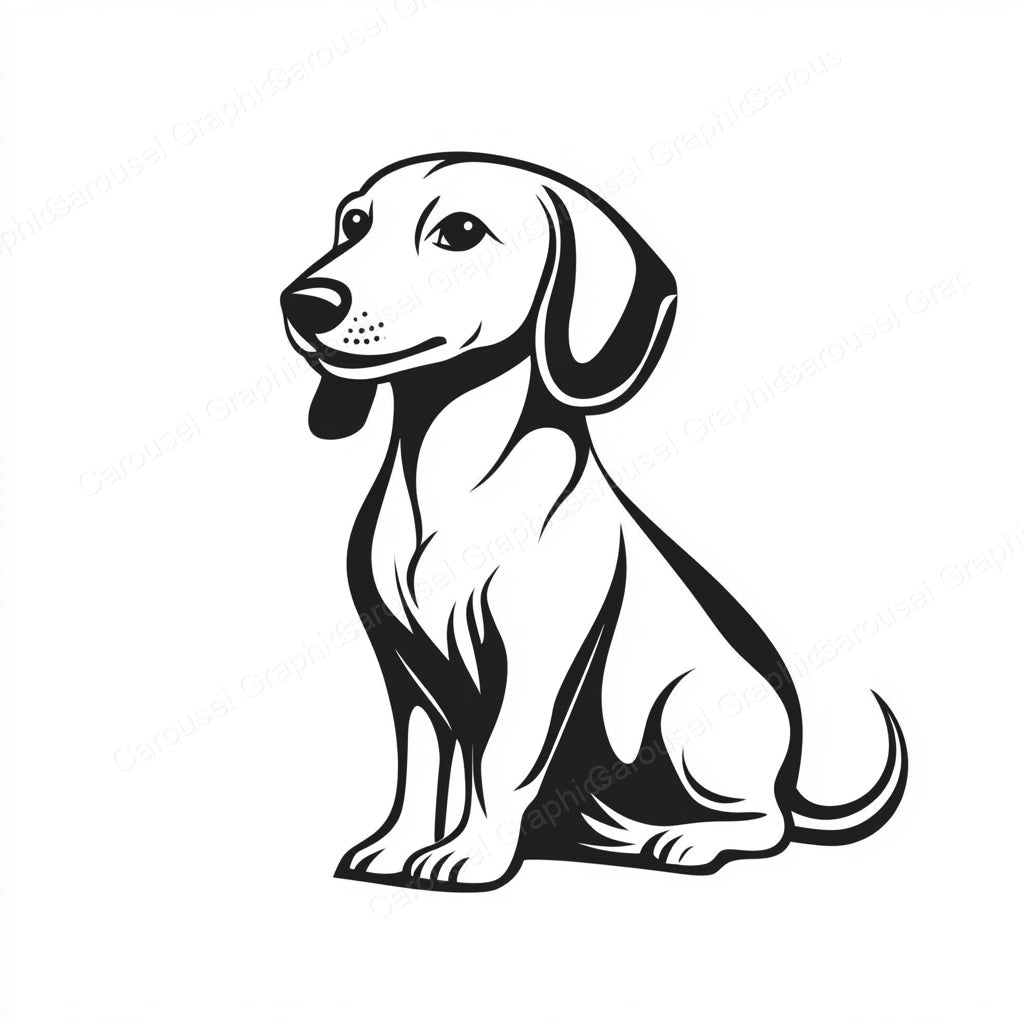 Dachshund Vector Graphic preview