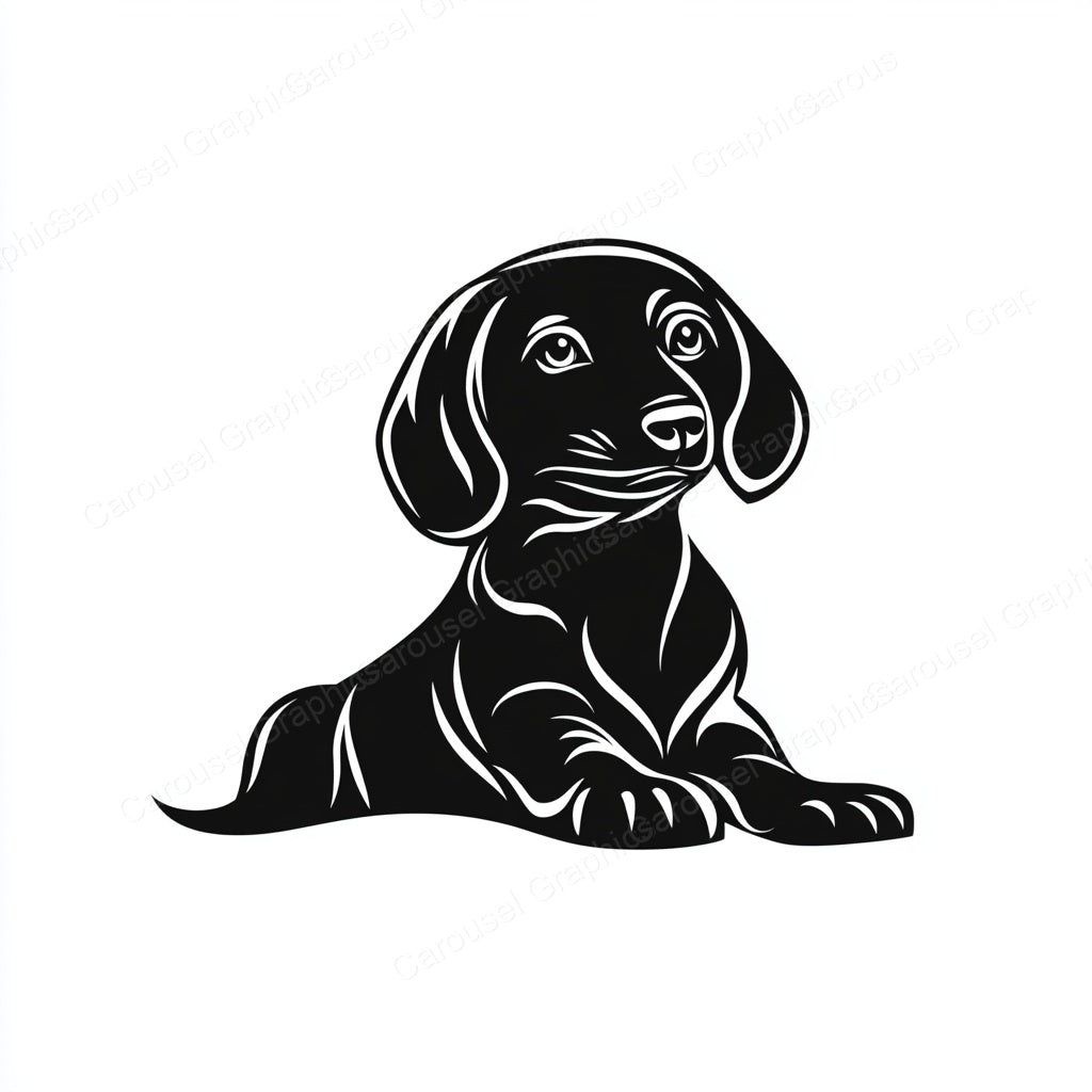 Dachshund Vector Graphic preview