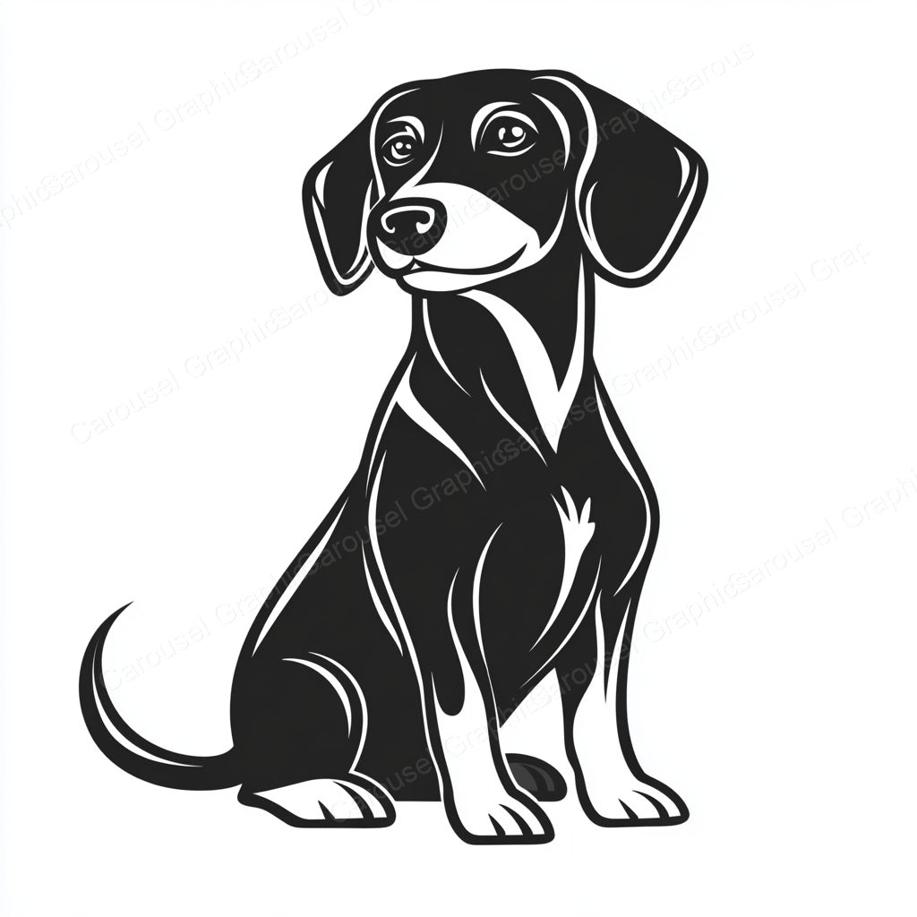 Dachshund Vector Graphic preview