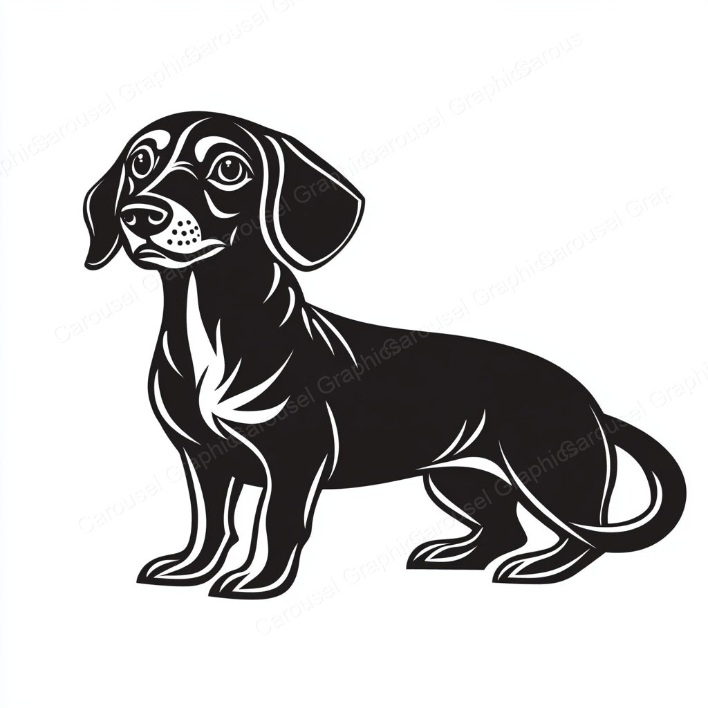 Dachshund Vector Graphic preview