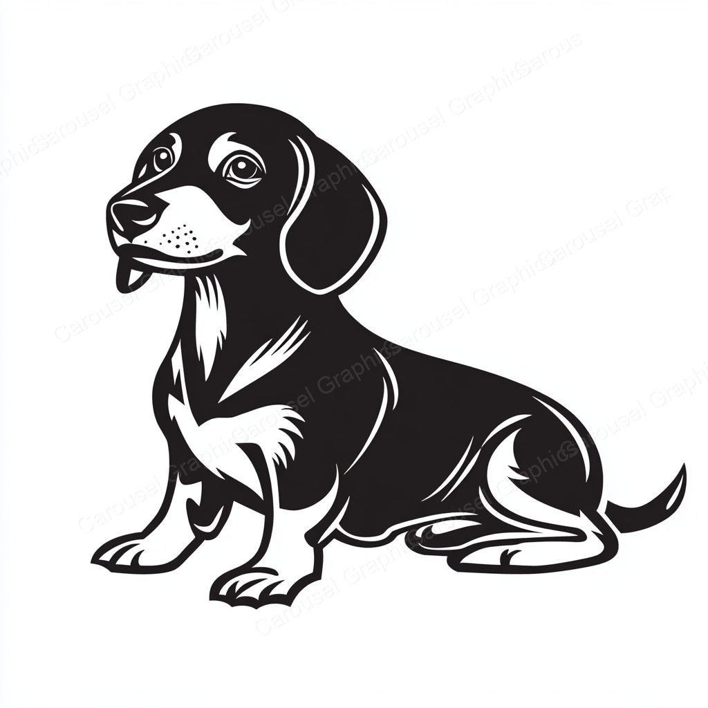 Dachshund Vector Graphic preview