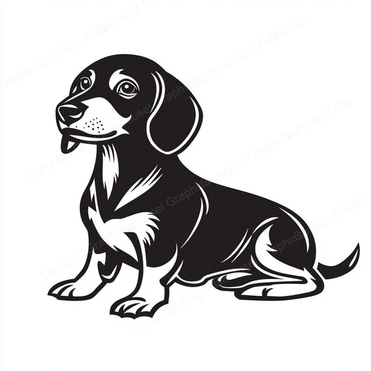 Dachshund Vector Graphic preview