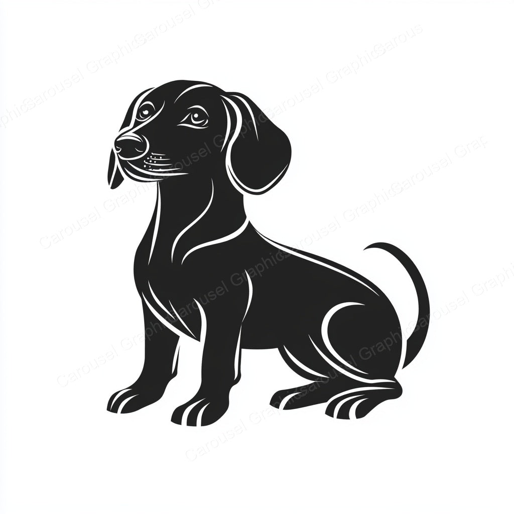 Dachshund Vector Graphic preview