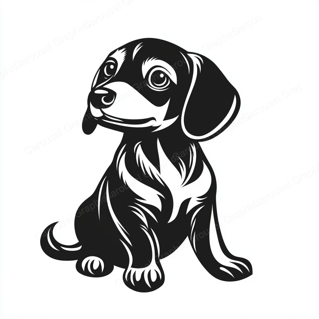 Dachshund Vector Graphic preview