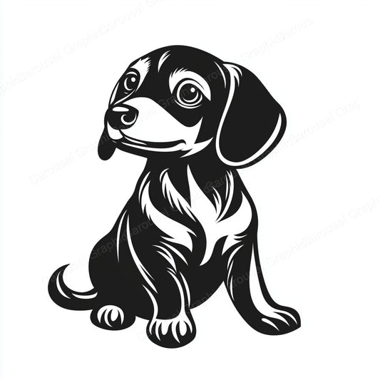 Dachshund Vector Graphic preview
