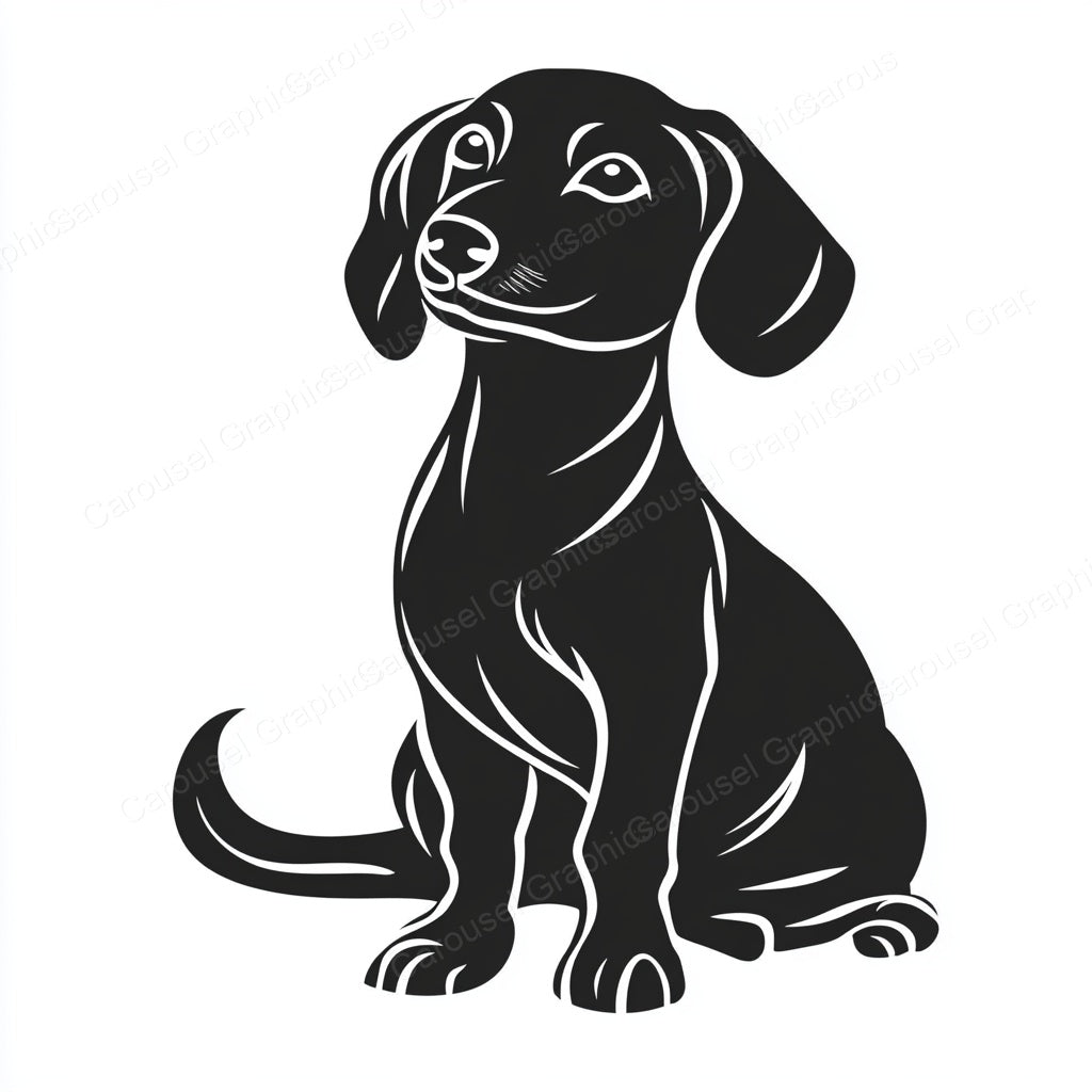 Dachshund Vector Graphic preview