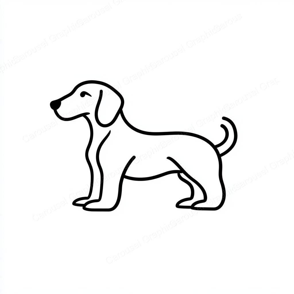 Dachshund Vector Graphic preview