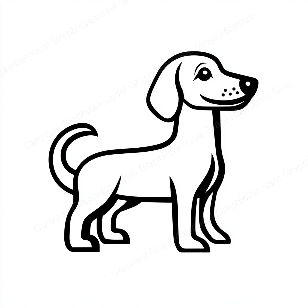 Dachshund Vector Graphic preview