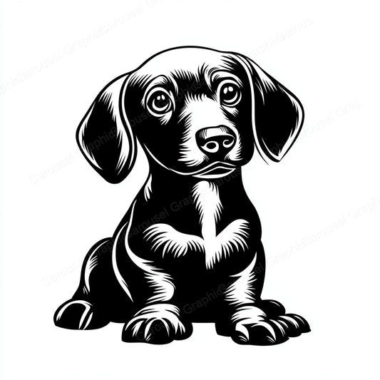 Dachshund Vector Graphic preview