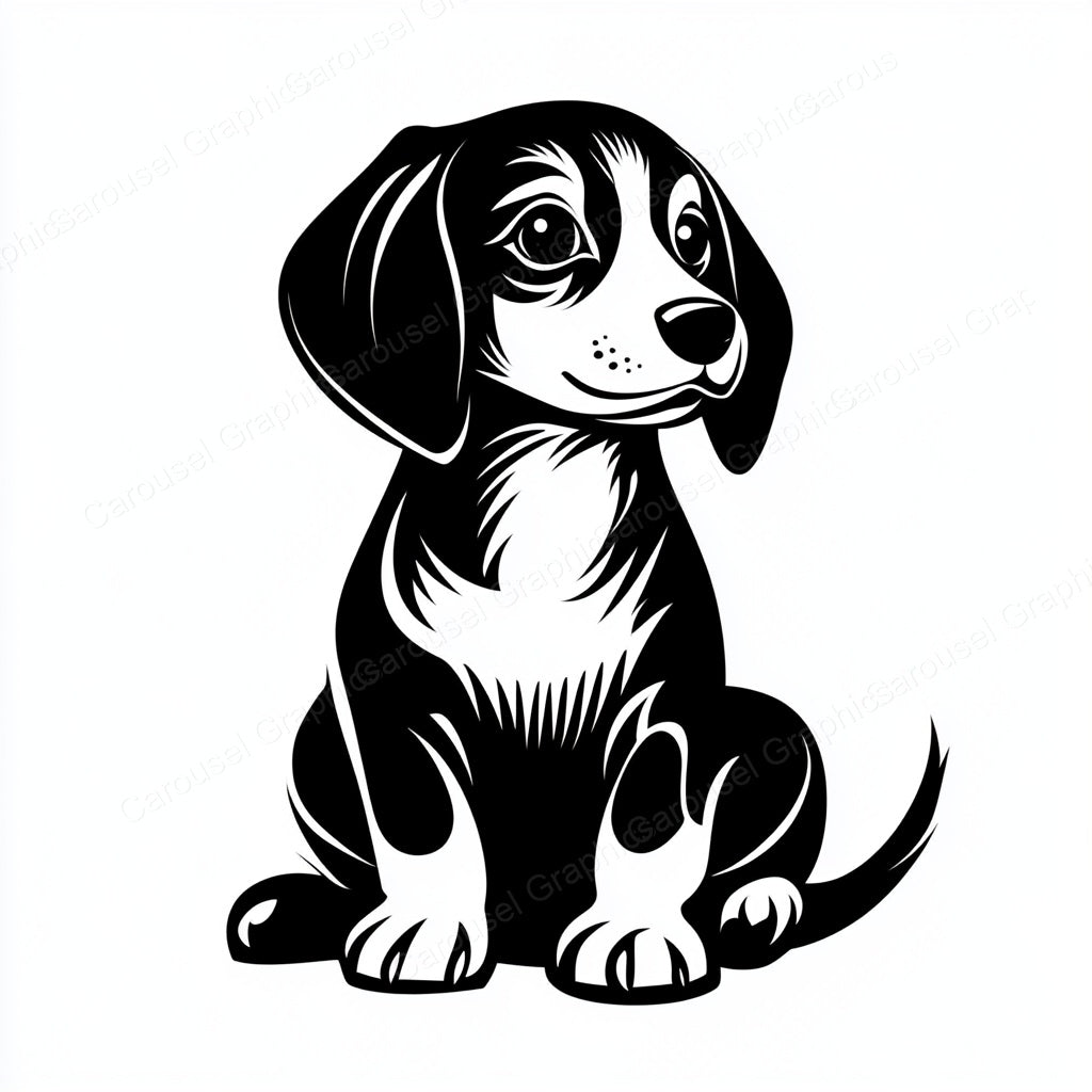 Dachshund Vector Graphic preview
