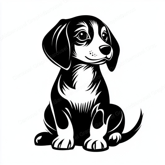Dachshund Vector Graphic preview