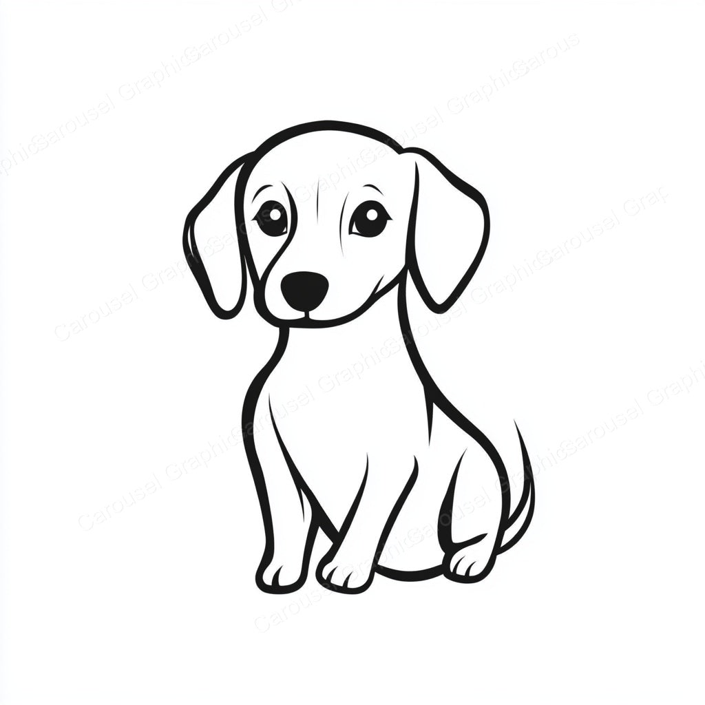 Dachshund Vector Graphic preview