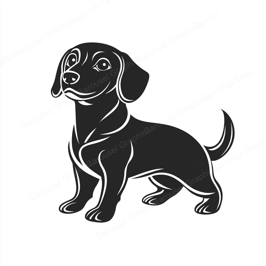 Dachshund Vector Graphic preview