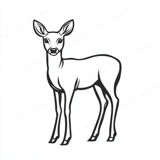 Deer Vector Graphic preview