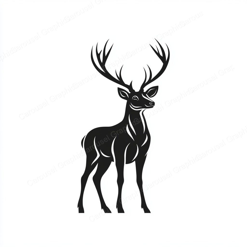 Deer Vector Graphic preview