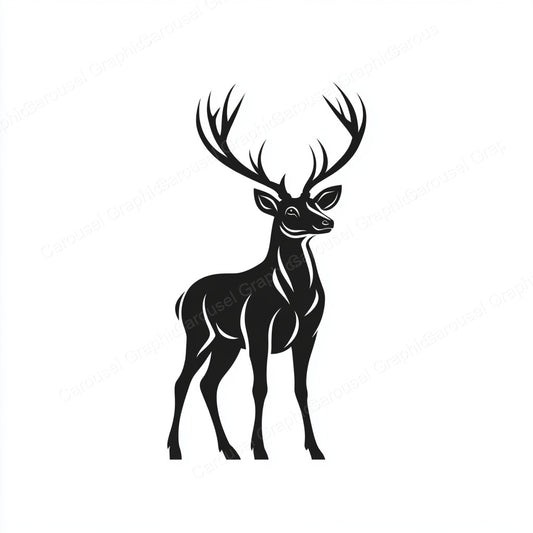 Deer Vector Graphic preview