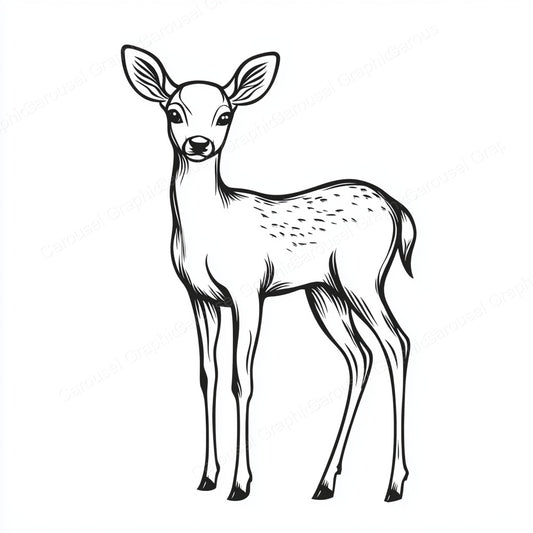 Deer Vector Graphic preview