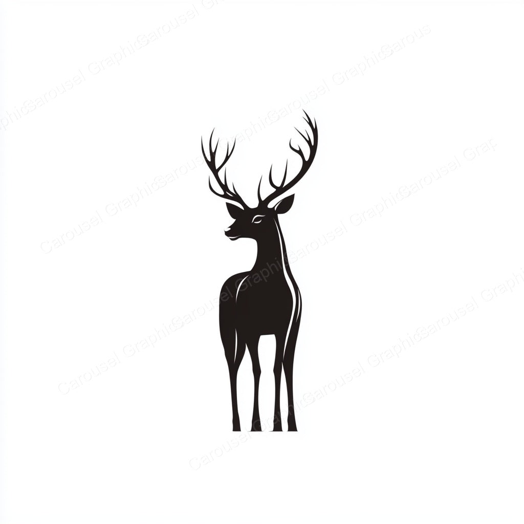 Deer Vector Graphic preview