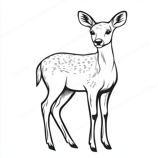 Deer Vector Graphic preview