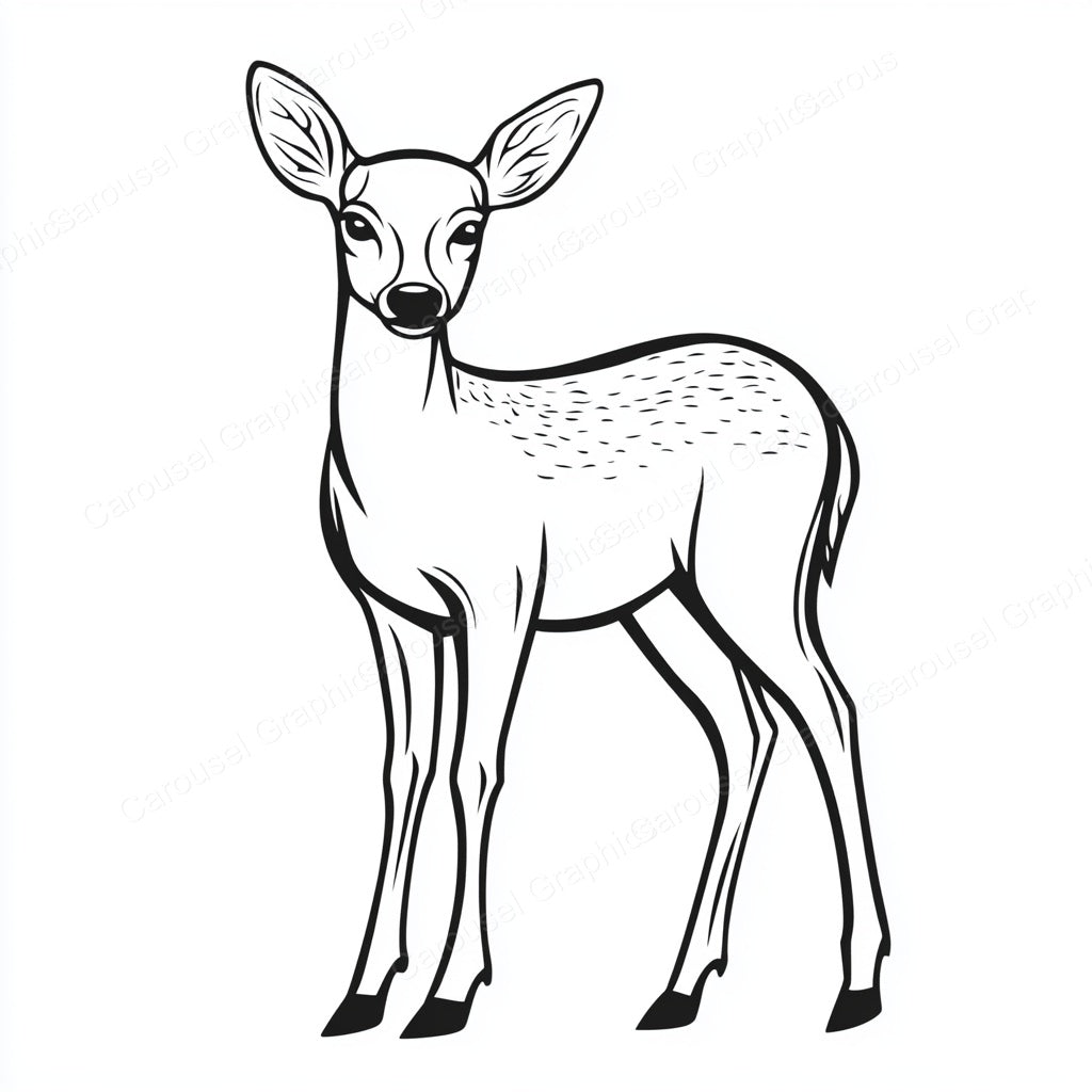 Deer Vector Graphic preview