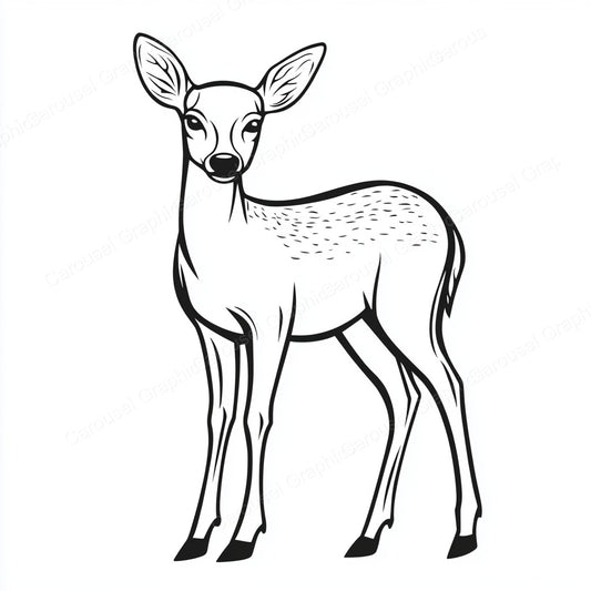 Deer Vector Graphic preview