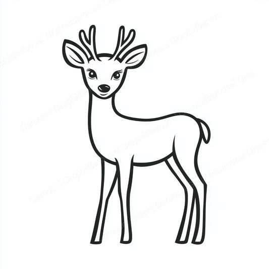Deer Vector Graphic preview