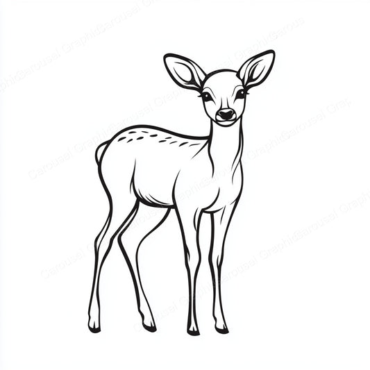 Deer Vector Graphic preview