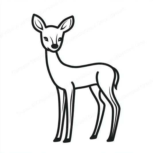 Deer Vector Graphic preview