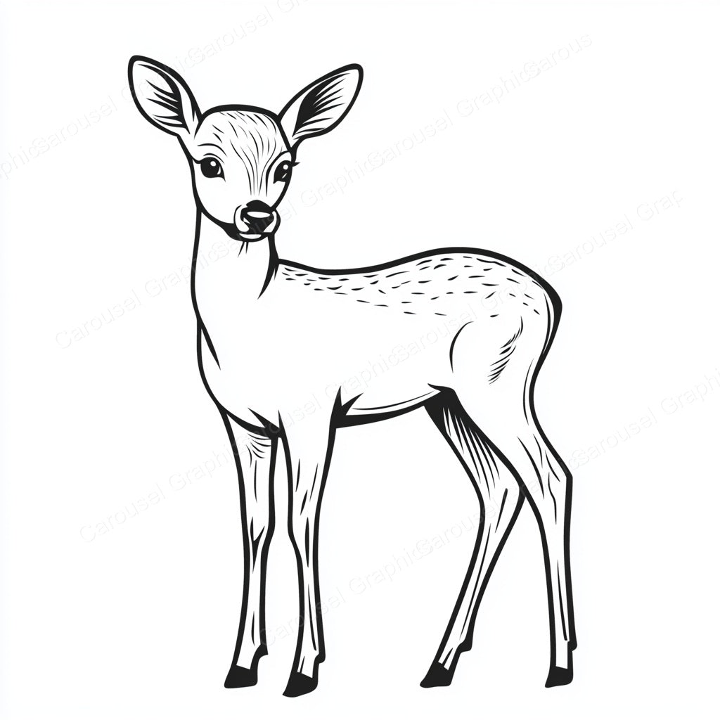 Deer Vector Graphic preview