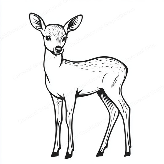 Deer Vector Graphic preview
