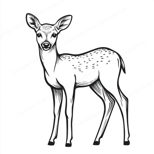 Deer Vector Graphic preview