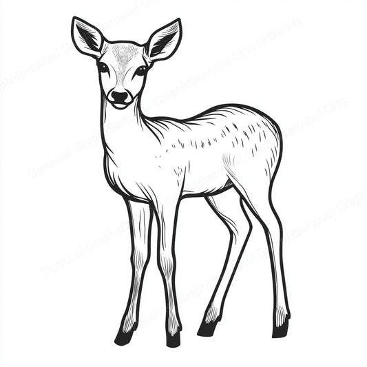 Deer Vector Graphic preview