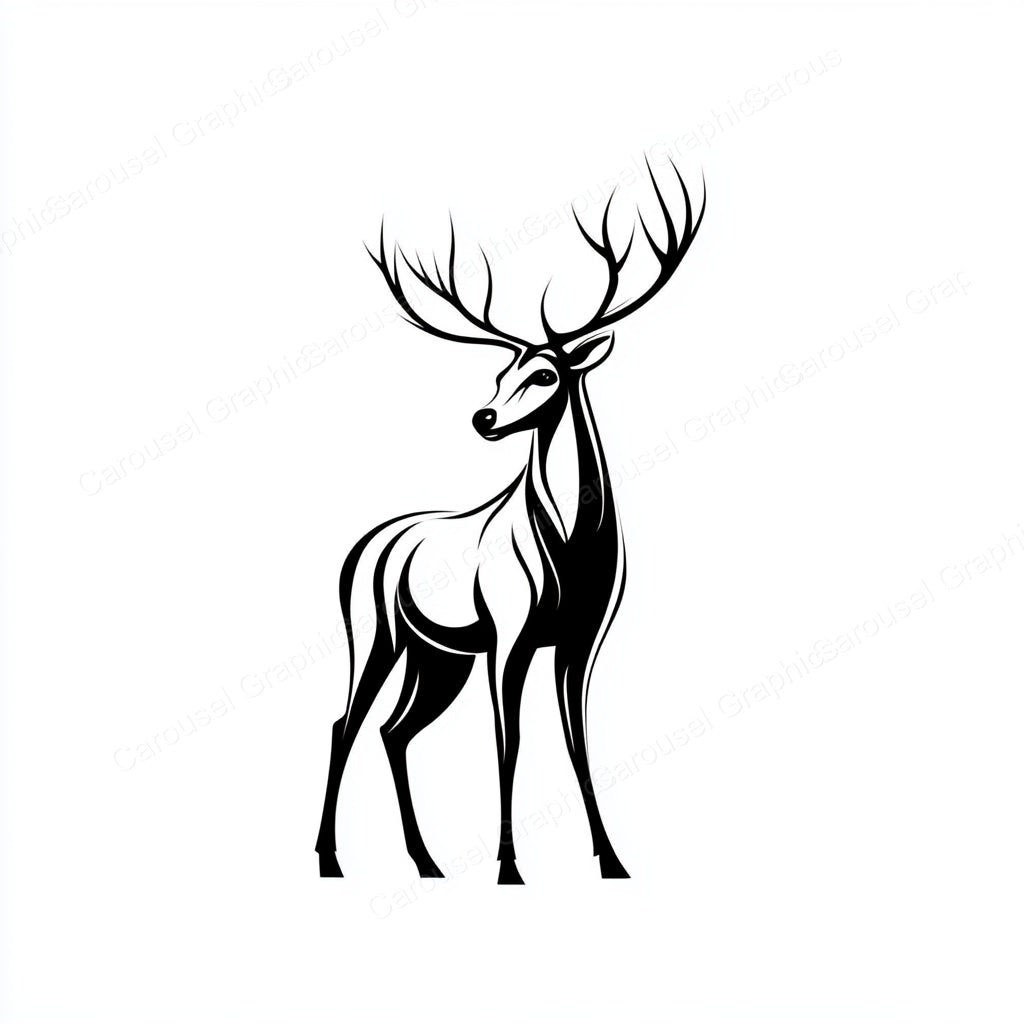 Deer Vector Graphic preview